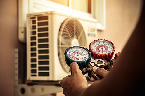 Professional Hvac technician working in Central, IN